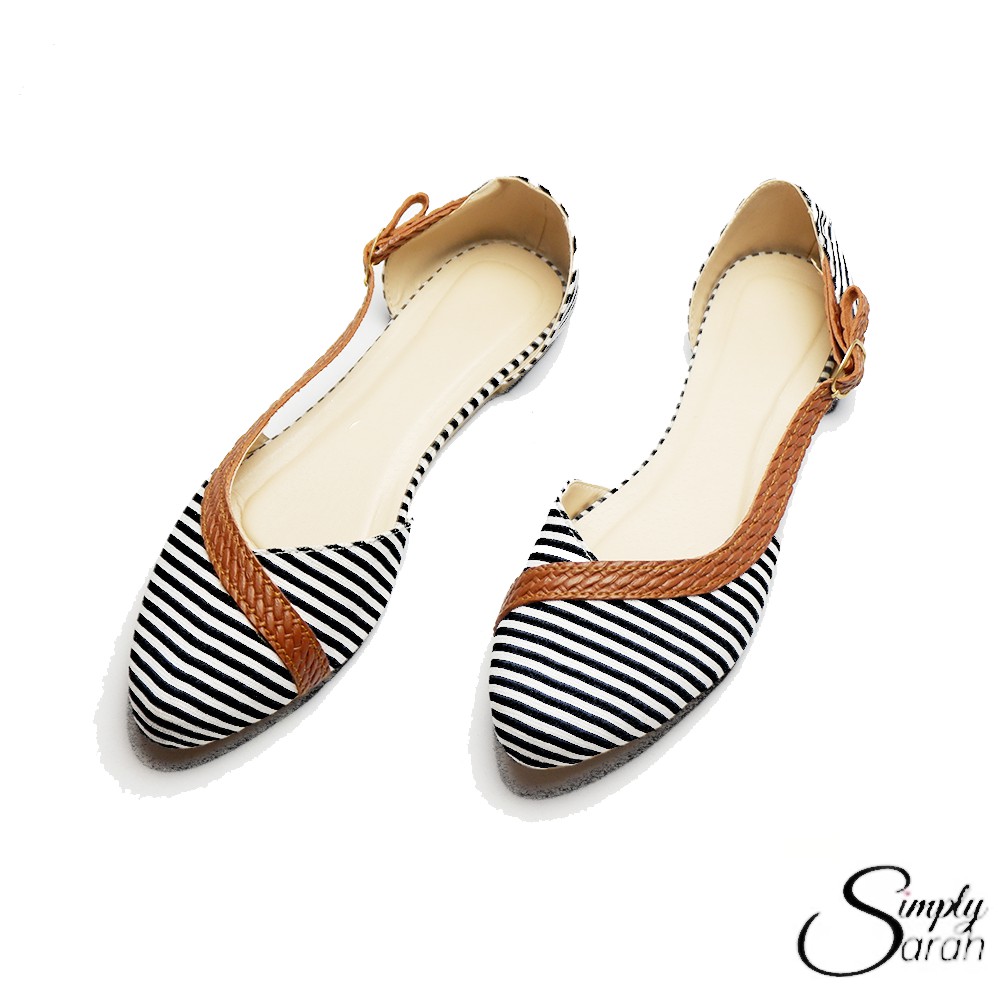 Marikina Diana Stripes Ballet Flat Shoes Shopee Philippines