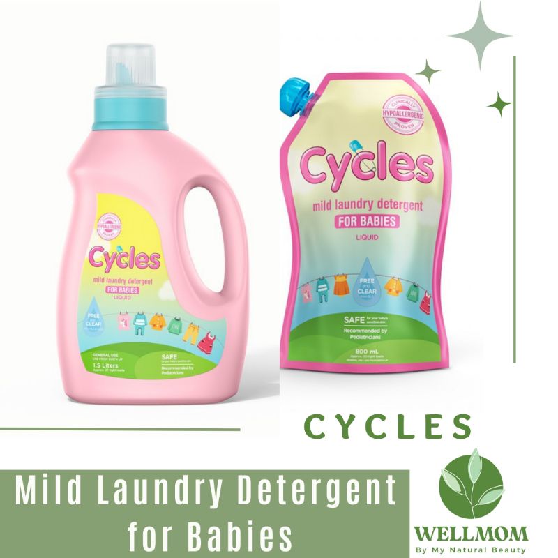 Cycles Mild Laundry Liquid Detergent for Babies Shopee Philippines