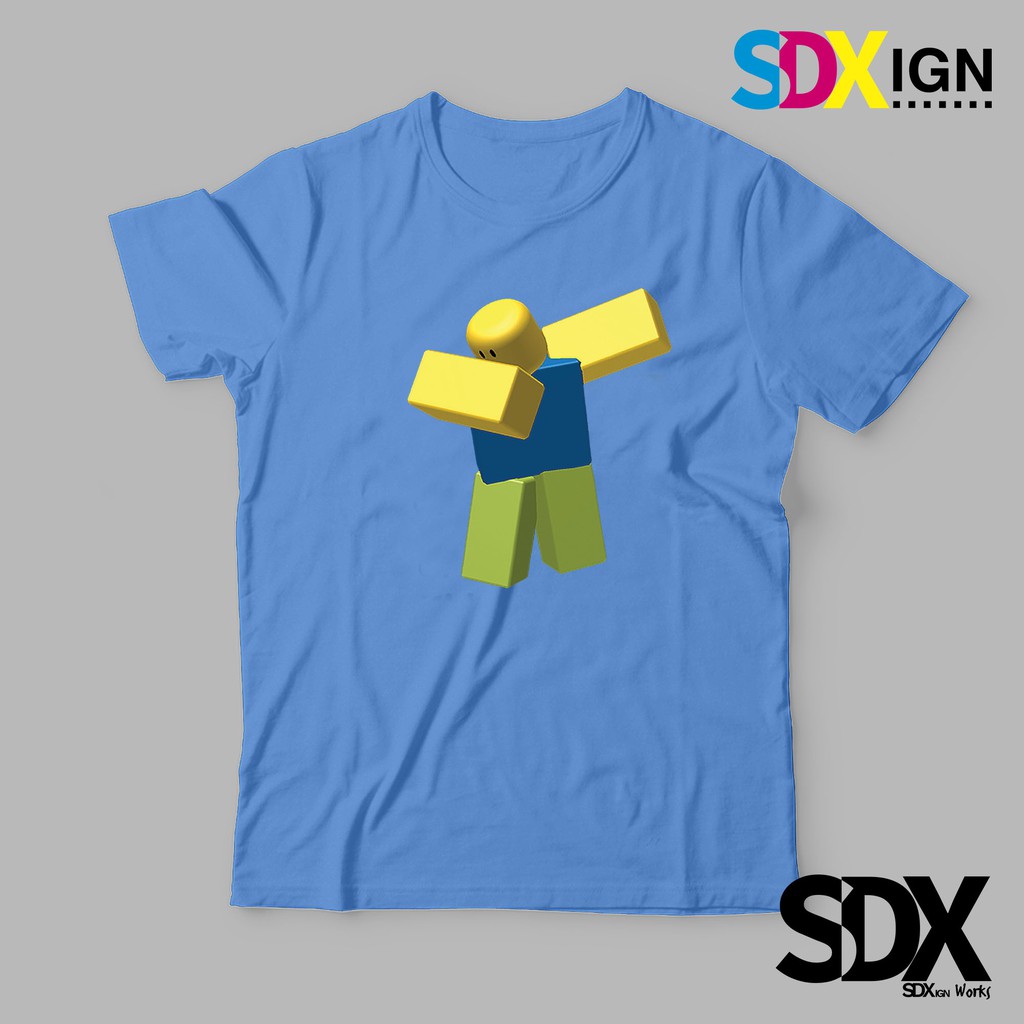Roblox Dabbing T Shirt Shopee Philippines - roblox t shirt dino blue