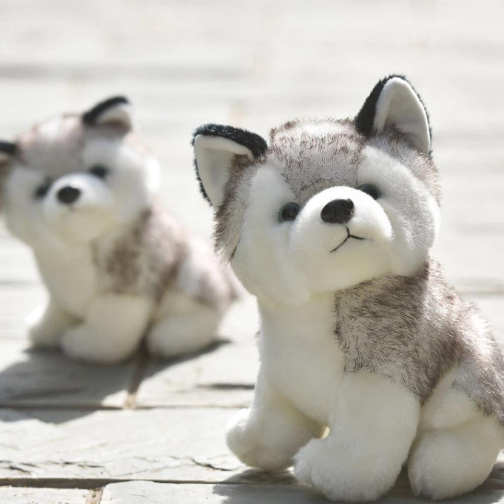 New Arrival Cute Mini 7" Plush Soft Stuffed Animal Husky Dog Baby Kids Toys 2019 