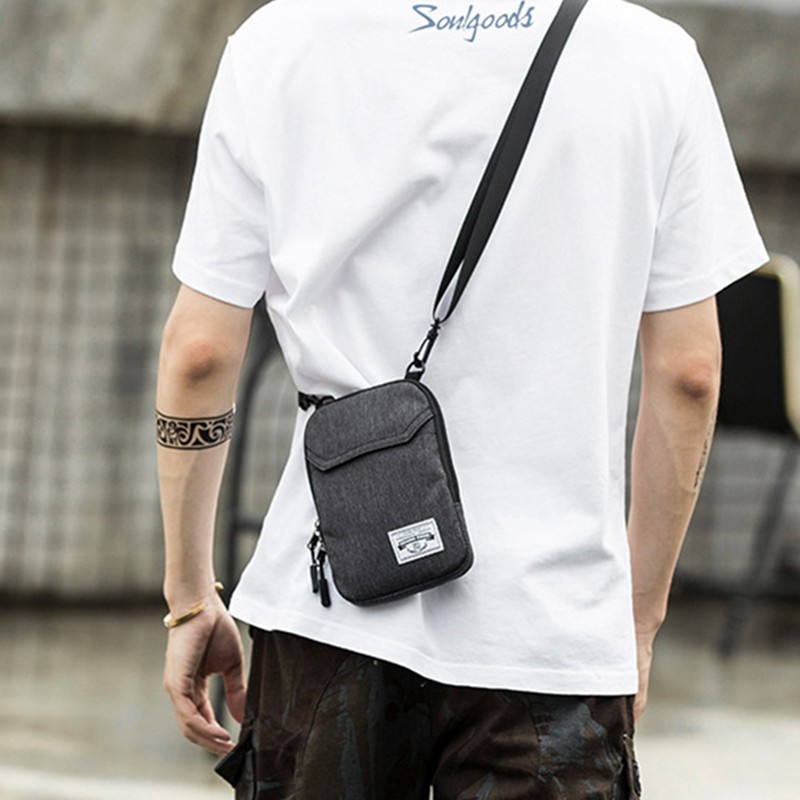 mens black cross body bag