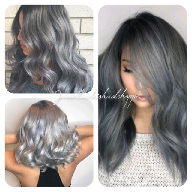 9.01 Metallic Gray Bleach and Hair Dye Set (BEST SELLER!) | Shopee ...