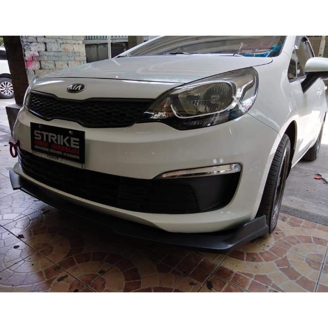 Kia Rio Front Bumper Chin Diffuser Shopee Philippines