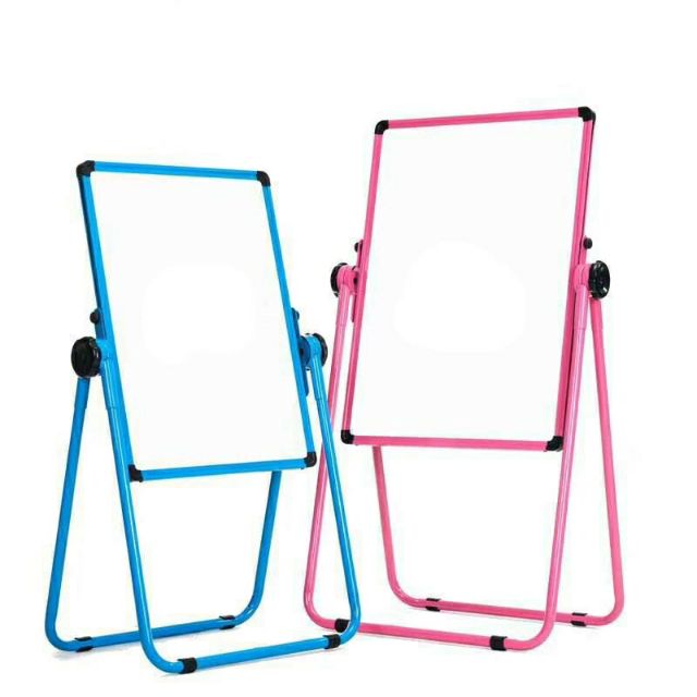 2 in 1 Portable Adjustable Whiteboard and Chalkboard for kids 360