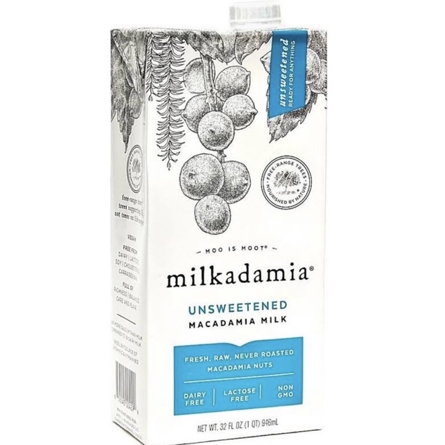MILKADAMIA UNSWEETENED MACADAMIA MILK 946mL Shopee Philippines