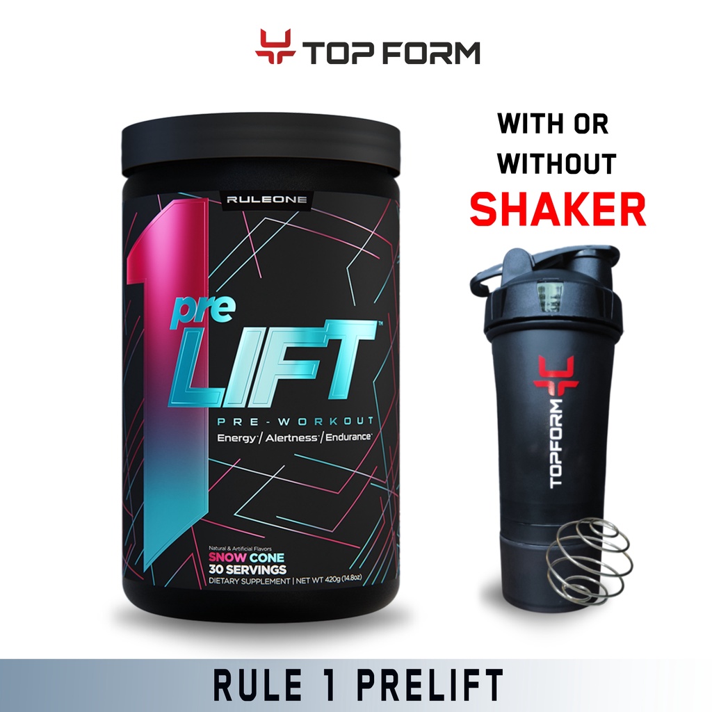 Rule 1 R1 preLIFT 30 servings Most Advanced Preworkout , Boost