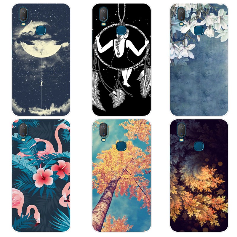 Vivo Y11 2019 Case Cartoon Printed Silicone Tpu Casing Clear Soft