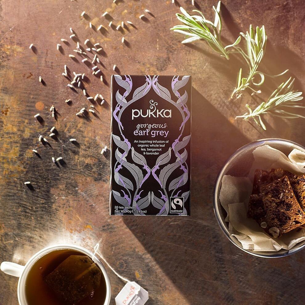 Trà Thảo Mộc Bá Tước Pukka Gorgeous Earl Grey 20 Gói