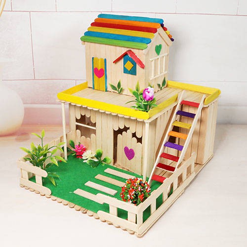 Boutique Ice Cream Popsicle Stick Diy Building Model Handmade House Material Pack Shopee Philippines