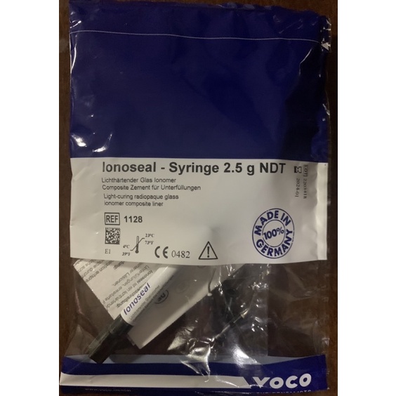 VOCO Ionoseal Syringe (Lightcuring Glass Ionomer Liner) Shopee