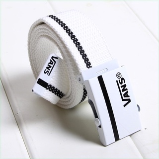 Vans color belt woven canvas nylon belt wear-resistant neutral soft belt #3