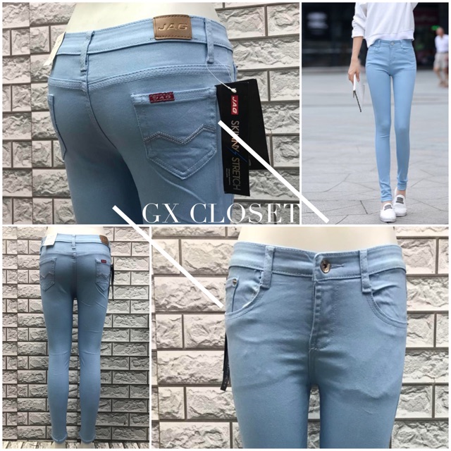 baby blue skinny jeans