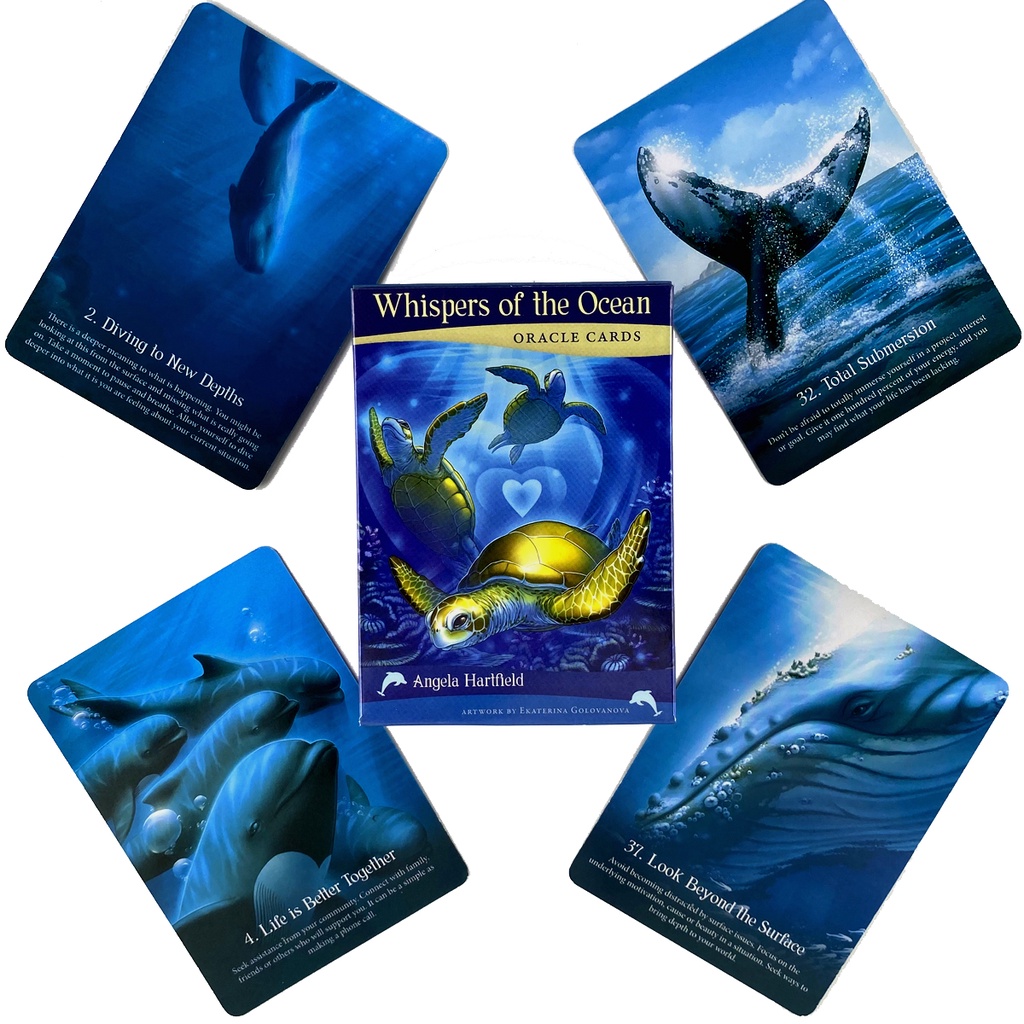 Whispers Of The Ocean Oracle Cards Prophecy Tarot Deck