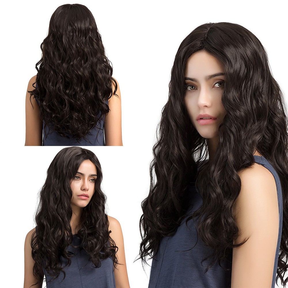 Long Loose Wavy Syntheic Wig Front Wig Curly Full Natural Hair