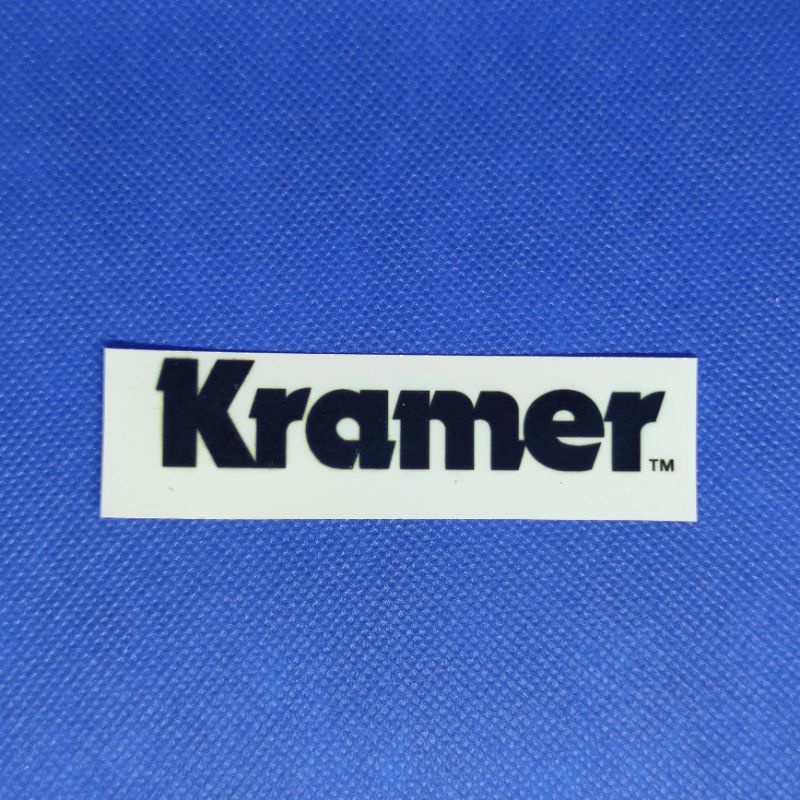 Kramer guitar headstock logo waterslide decal black Shopee Philippines