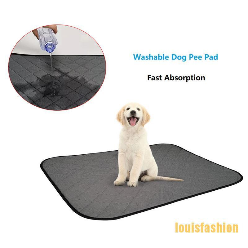 LFPH Dog Mats Washable Pee Pads Non Slip Puppy Pad Control Waterproof Pet Mats Floor LPP