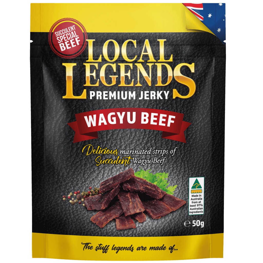 Local Legends Premium Jerky Wagyu Beef 50g Shopee Philippines