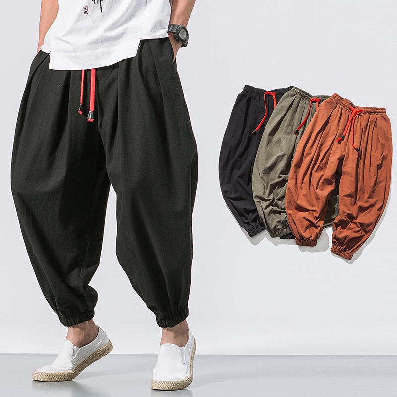 baggy parachute pants
