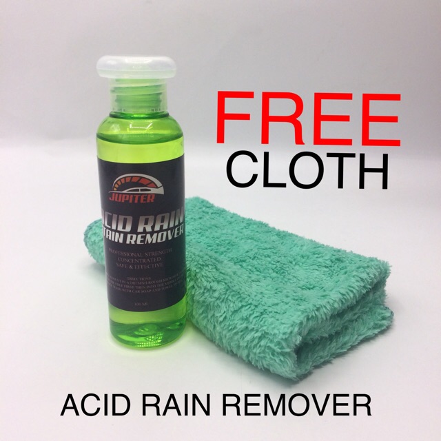 Acid Rain Remover 100ml with FREE microfiber Shopee Philippines