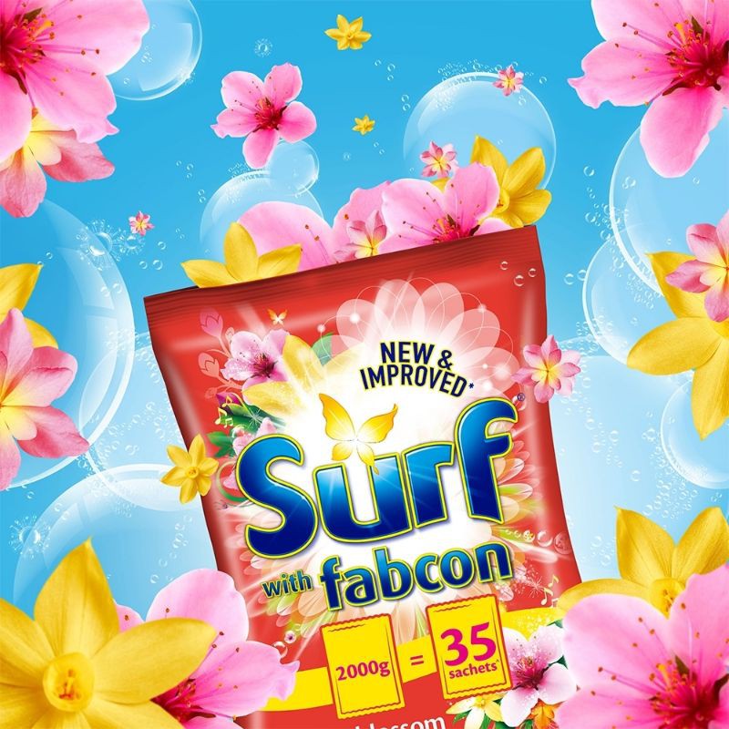 New & Improved Surf with Fabcon Cherry Blossom 2kg | Shopee Philippines