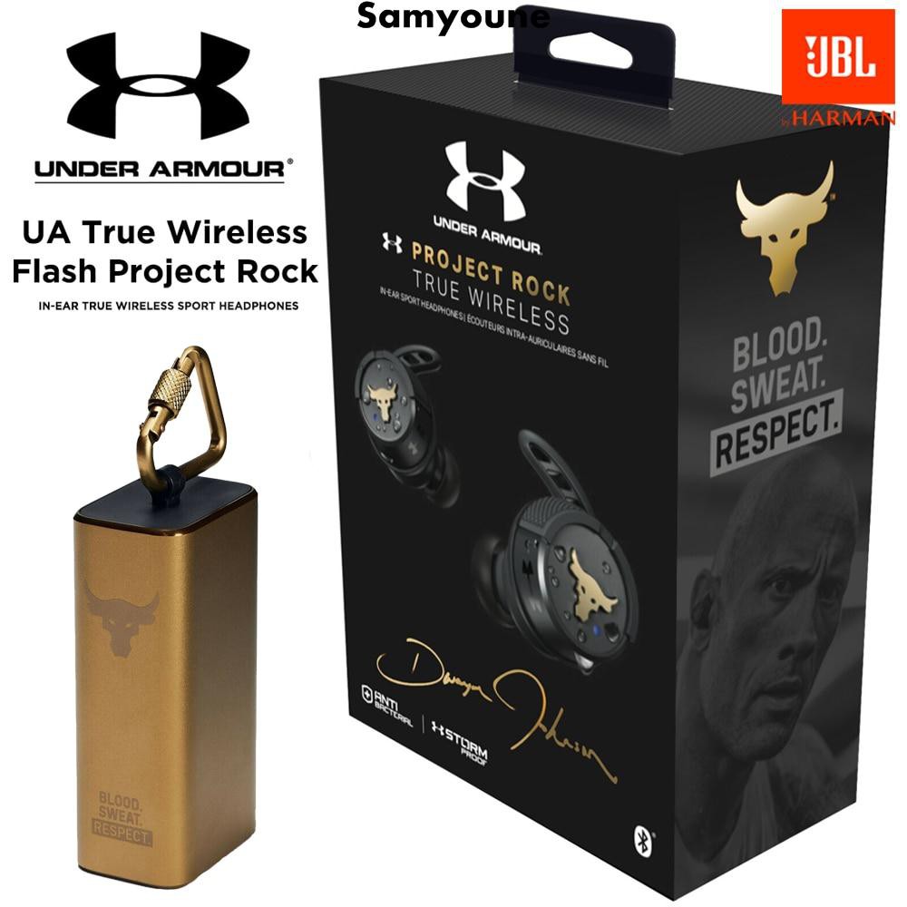 Samyoune Dwayne Johnson Limited Edition JBL & Under Armour FLASH Project Rock Blood Sweat TW | Shopee Philippines