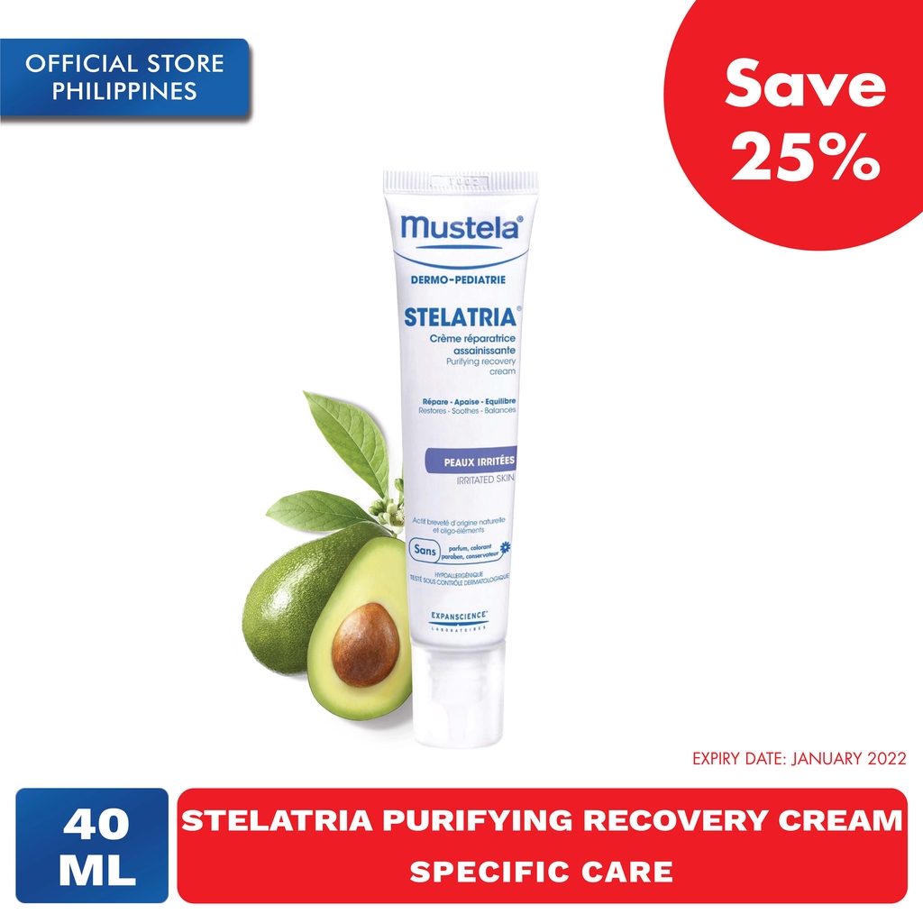 mustela irritated skin