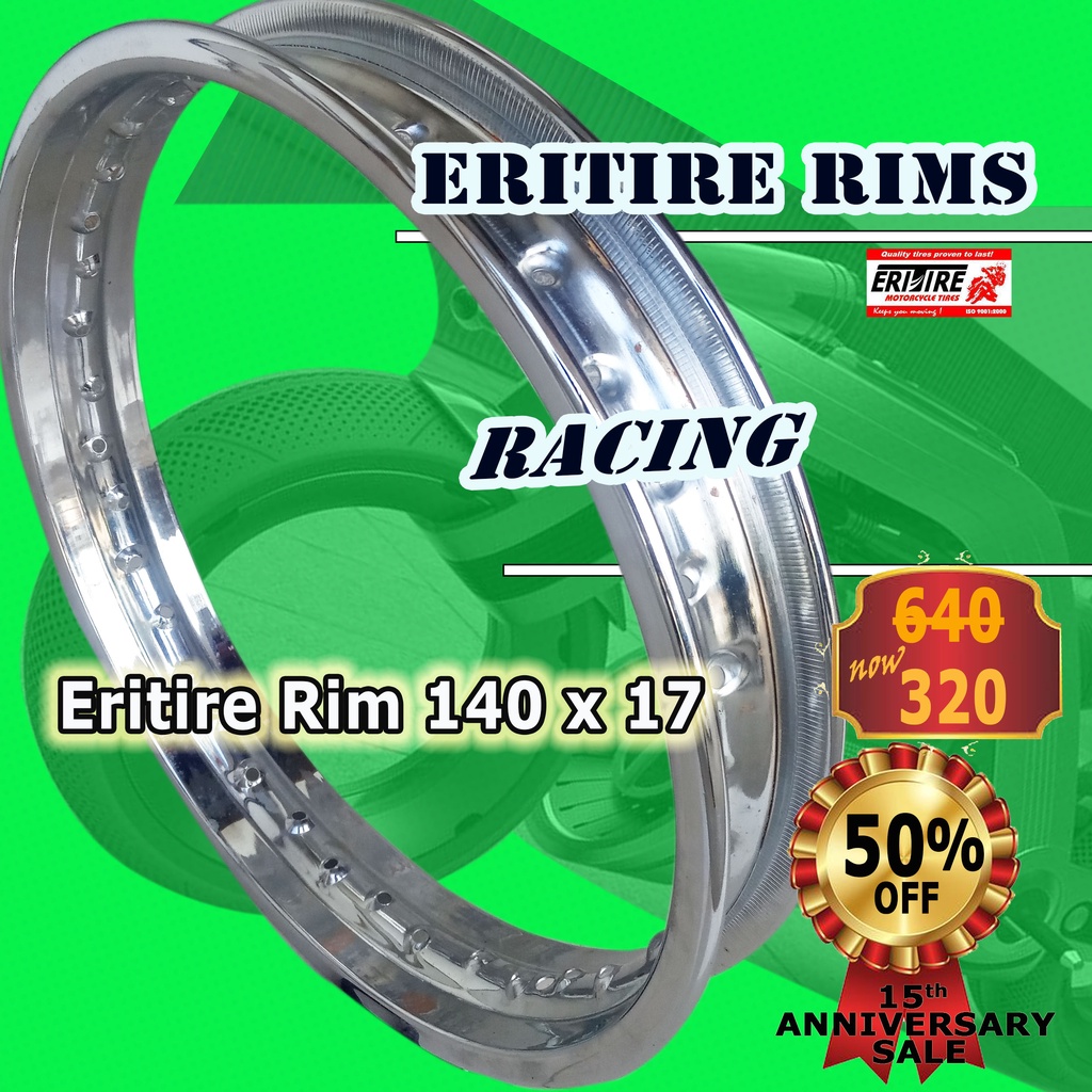 Eritire Rim 140 x 17 All ERITIRE rims are manufactured outside