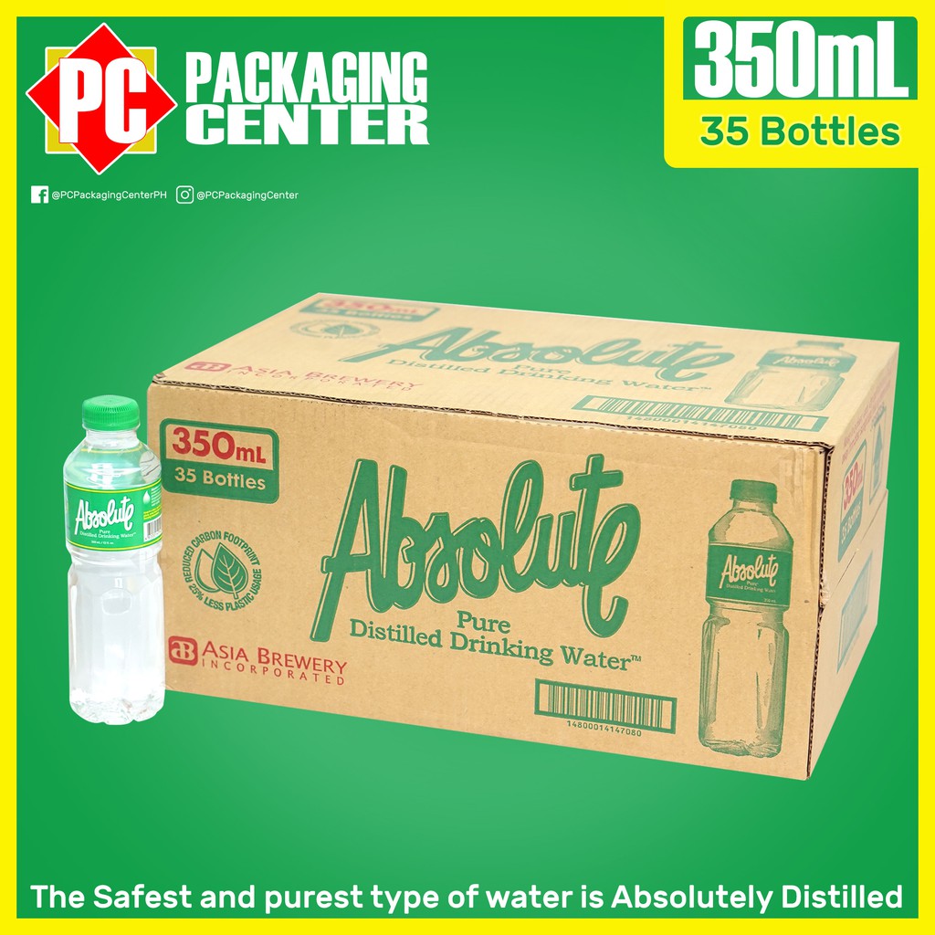 Absolute 350ml By 35 Bottles Per Box Cod Nationwide Shopee Philippines