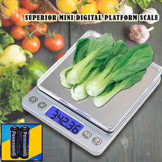 i-2000 3000g Superior Mini Digital platform Scale with Back Light