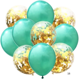 1 Set Metallic Confetti Balloon Birthday Party Decorations Balloons Wedding Party Supplies Needs #3
