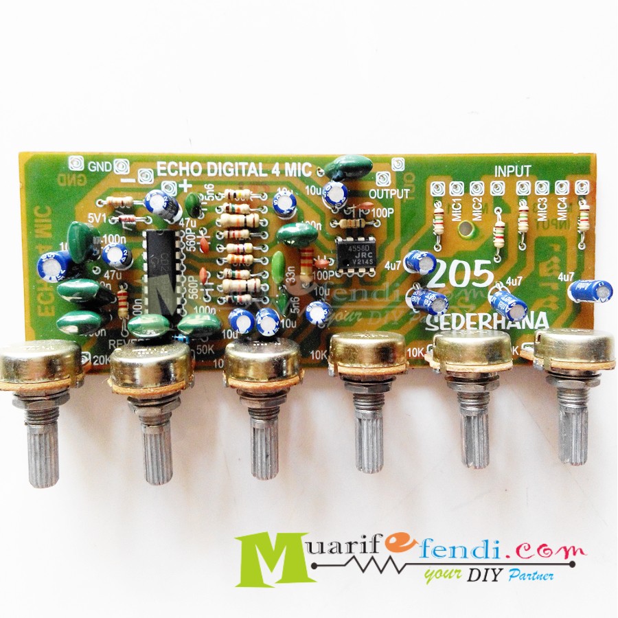 Echo Eco Effect Kit Pt2399 4558 Reverb 4 Mic Mixer Simple Digital Effect Shopee Philippines