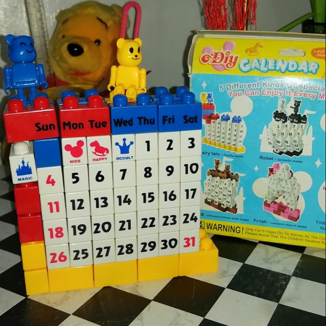 DIY Calendar Blocks Japan Shopee Philippines