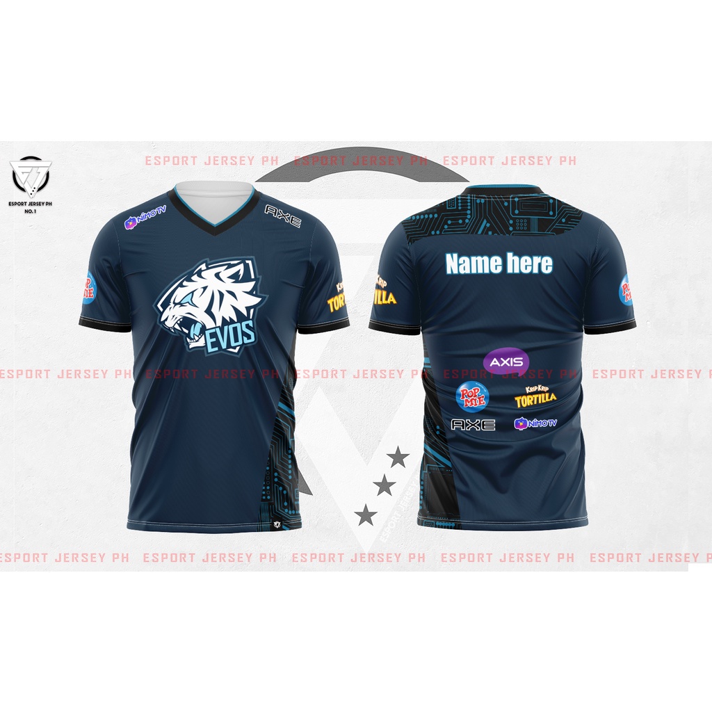 TEAM EVOS JERSEY (OFFICIAL) DOTA 2 MPL 2022 Nextplay Evos S10 Jersey