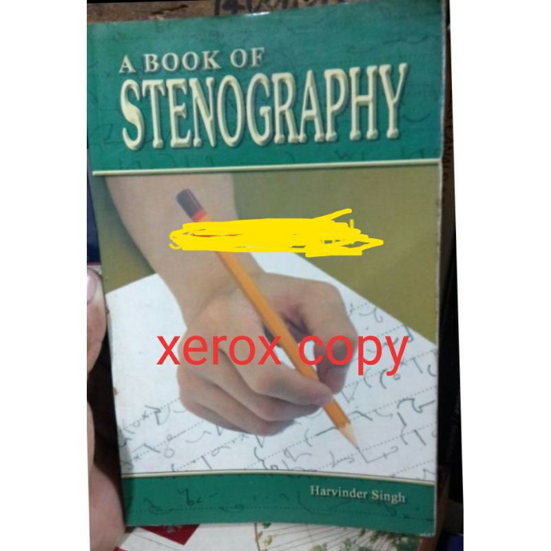 A Book of stenography by Singh Shopee Philippines