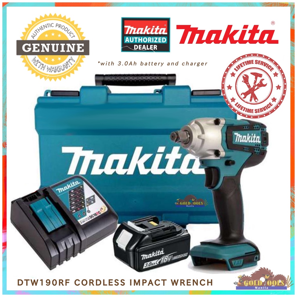 Makita DTW190RF Cordless Impact Wrench 18V LXT Kit Set Shopee Philippines