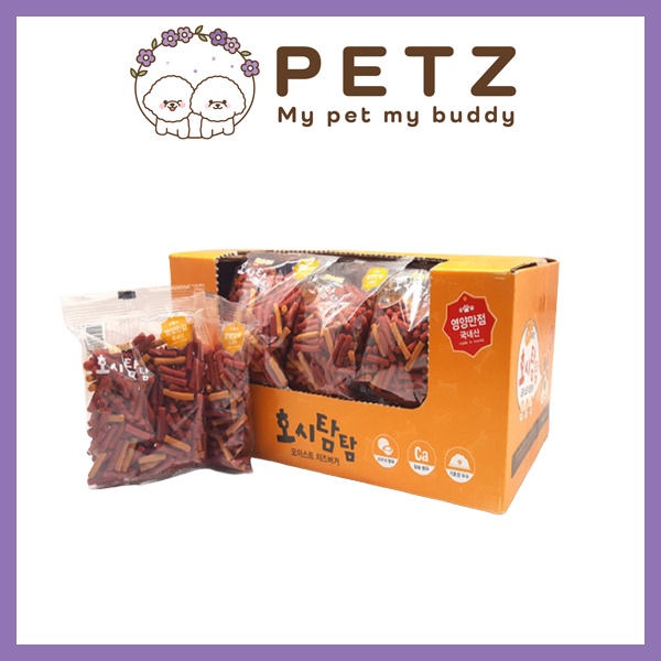 COD Korean dog treats pet treats HoSiTamTam Moist Burger (Duck, Cheese