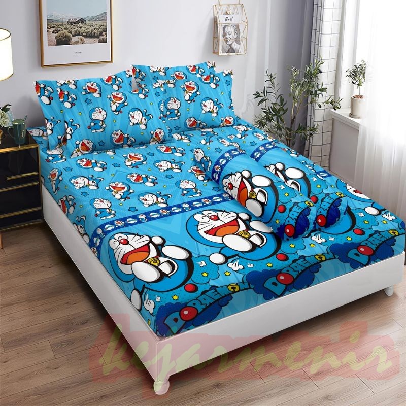 Lady Rose 180 Bed Sheet No.1 King Size 180x200 Doraemon Comic Shopee