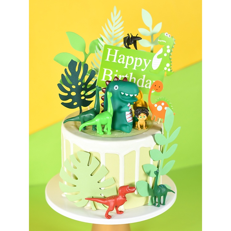 12pcs Dinosaur Cake Topper for Birthday Party Decorations Dinosaur ...