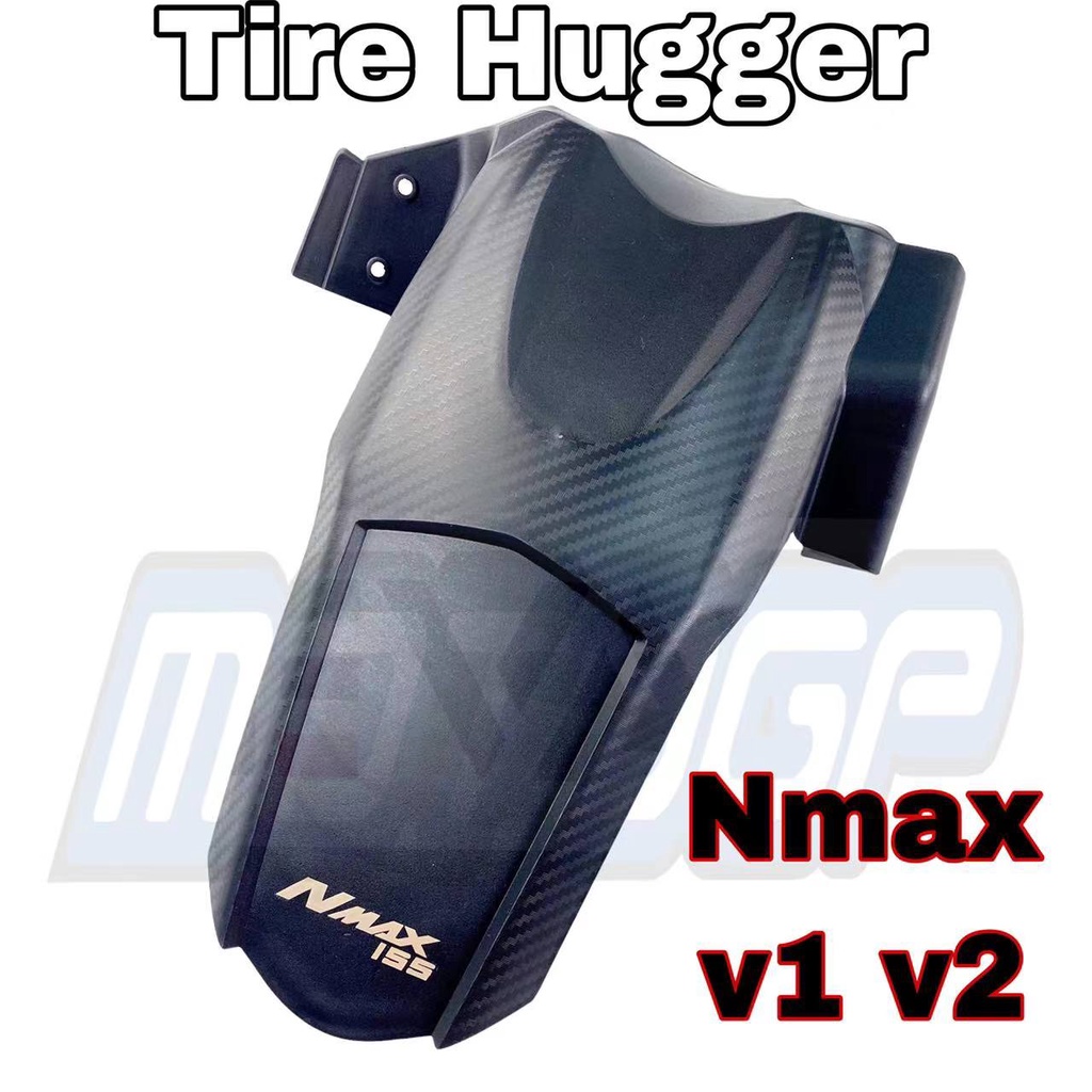 yamaha-nmax-v1-v2-rear-fender-tire-hugger-mudguard-carbon-with-bracket