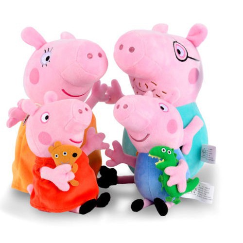 big peppa pig stuffed animal