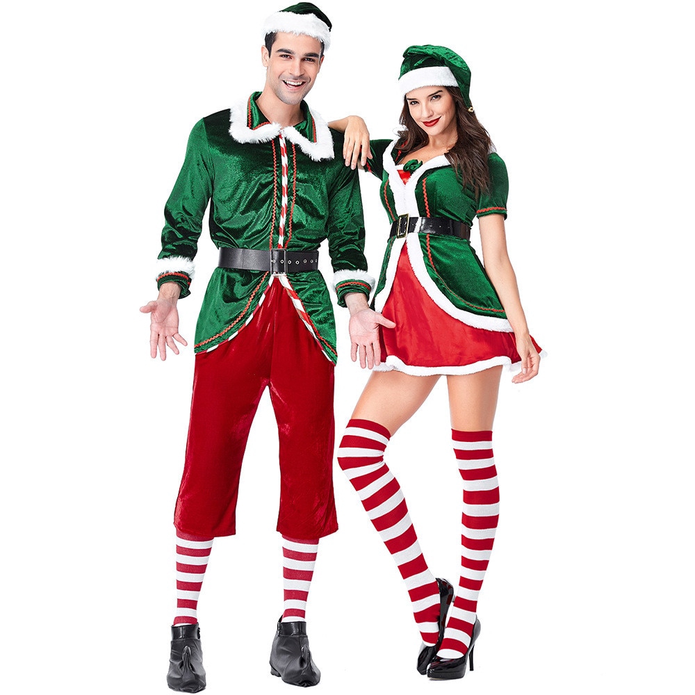 santa's helper costume female