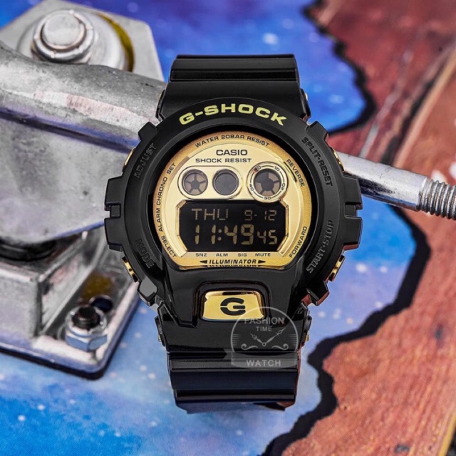 g shock dw 6900 black gold
