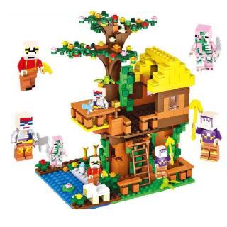 lego minecraft treehouse set