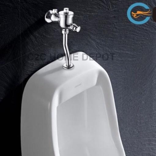 Copper Concealed Urinal Flush Valve Hand-Pressing Type Urinal Flushing ...