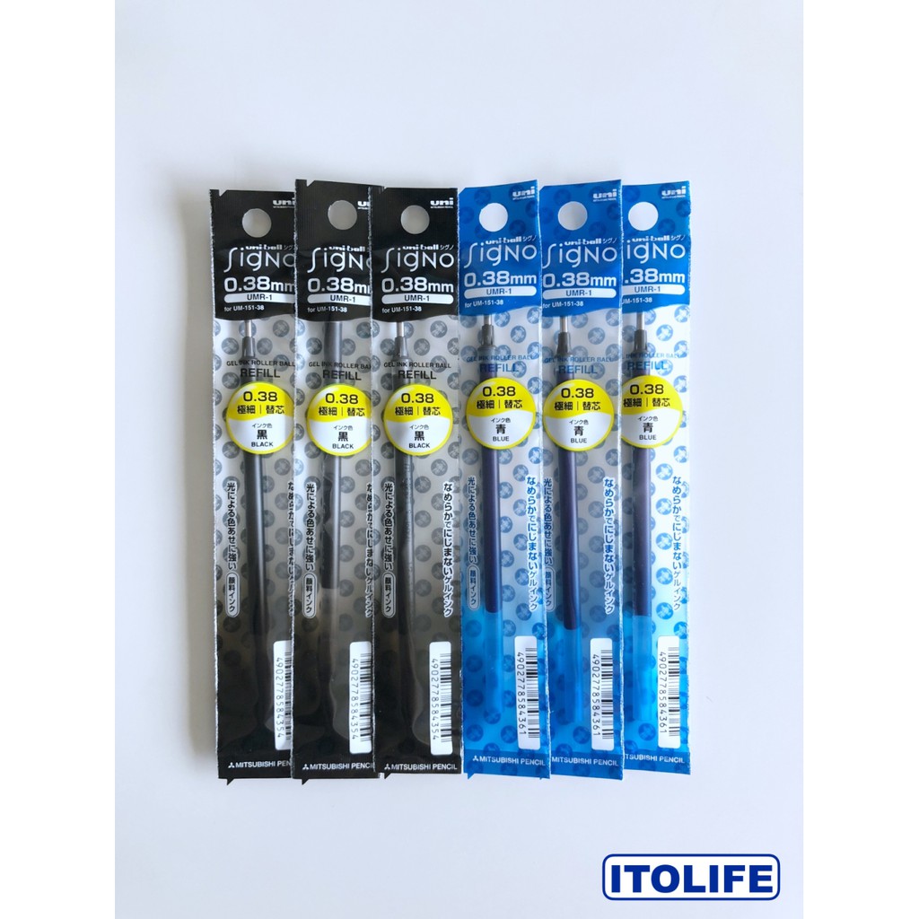 Uniball Signo UMR1 Gel Pen Refills 0.38mm 1pc Shopee Philippines
