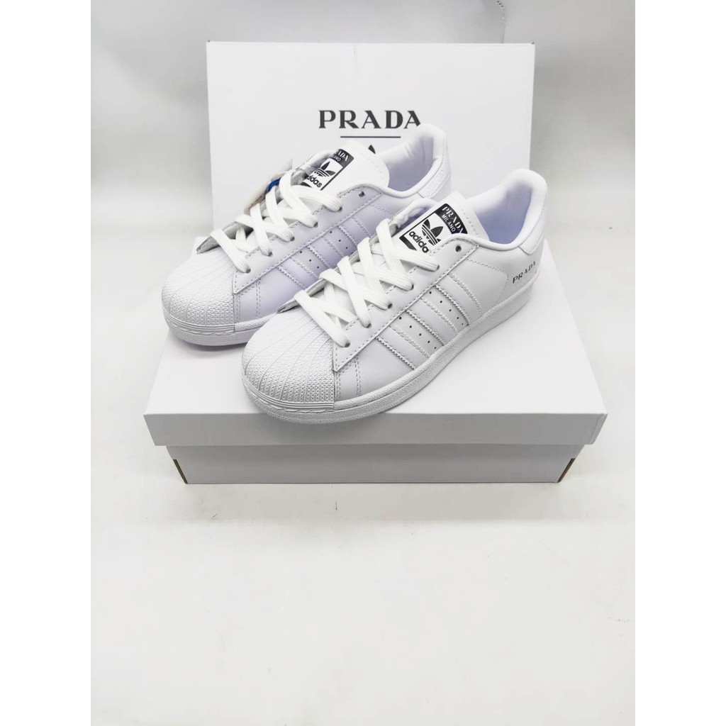 Adidas with prada classic shoes for woman and man with box and paperbag |  Shopee Philippines