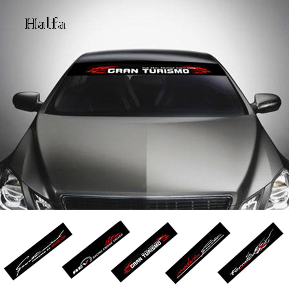 HL☆Auto Car Window Decal Sticker Front Windshield Sunshade Reflective