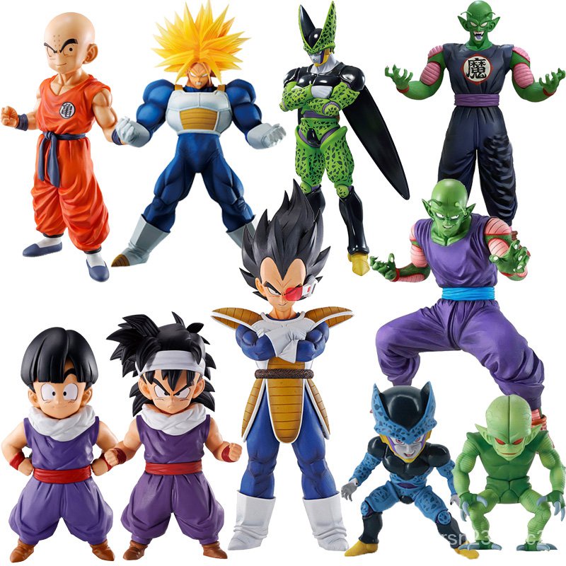 Anime Dragon Ball Ex Figuur Zoon Gohan Vegeta Piccolo Krillin Trunks ...