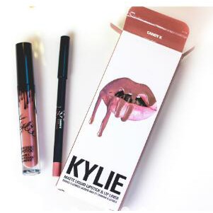 Kylie Matte Liquid Lipstick & Lip Liner Kylie Lip Kit | Shopee Philippines