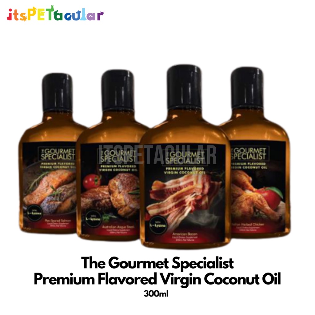 The Gourmet Specialist Premium Flavored Virgin Coconut Oil 300ml (For